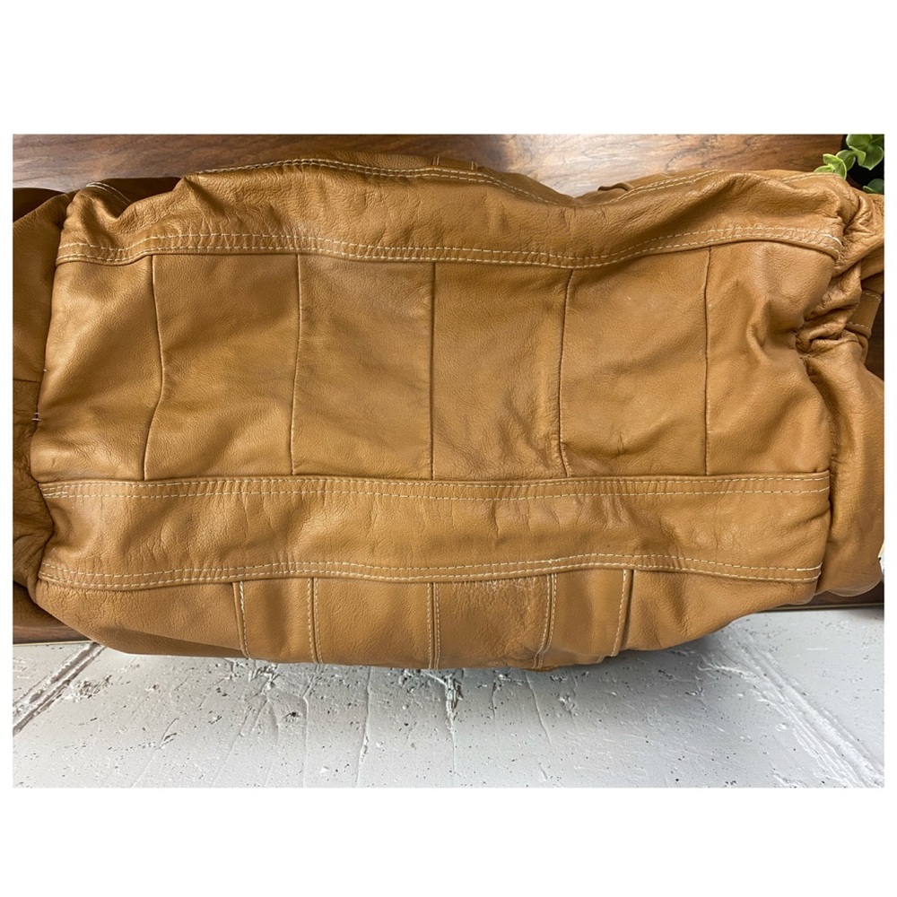 VINTAGE LEATHER weekender - Picture 3 of 10